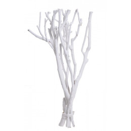 Gałęzie drzewa herbacianego 45 cm, 5szt-pęczekk ŚNIEŻNA BIEL
