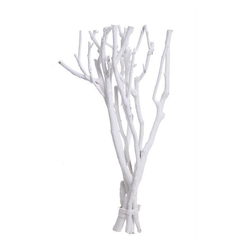 Gałęzie drzewa herbacianego 45 cm, 5szt-pęczekk ŚNIEŻNA BIEL