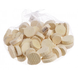 Plasterki drewna białe, 300 g