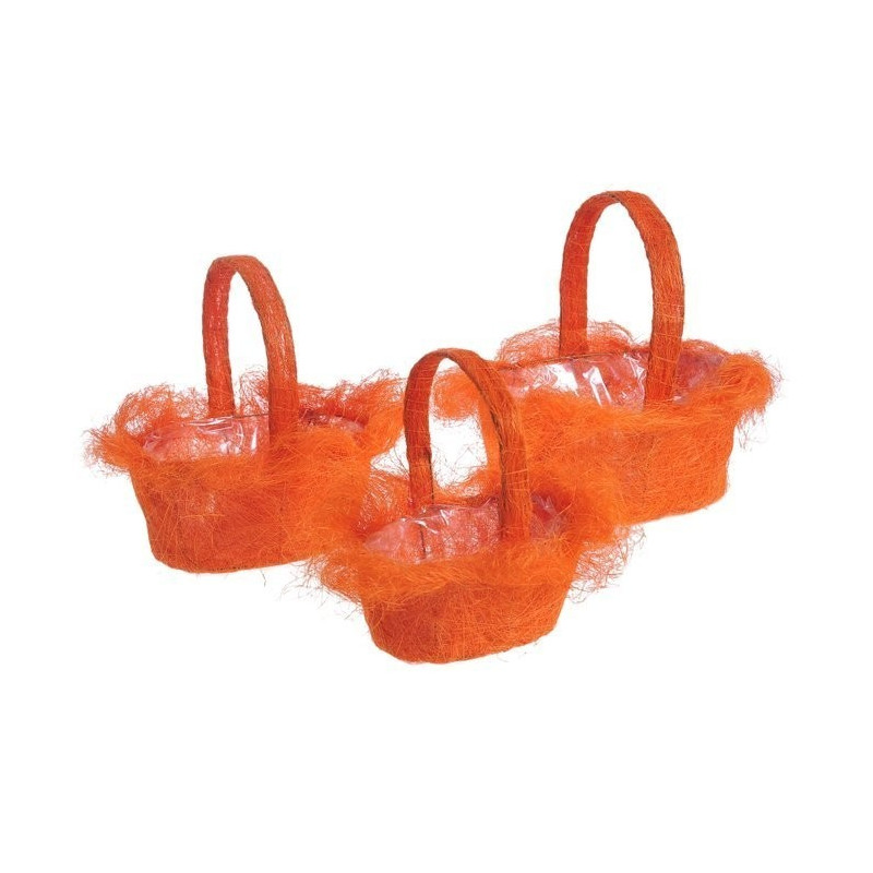 Koszyki sizalowe 3szt H24-28-30cm, L20-24-28 cm MIX KOLORÓW