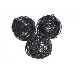 Kule rattanowe 5cm, 12szt-paczka MIX KOLORÓW