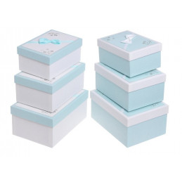 Pudełka 3szt-kpl BLUE/WHITE , WHITE/BLUE