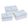 Pudełka 3szt-kpl BLUE/WHITE , WHITE/BLUE