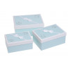 Pudełka 3szt-kpl BLUE/WHITE , WHITE/BLUE