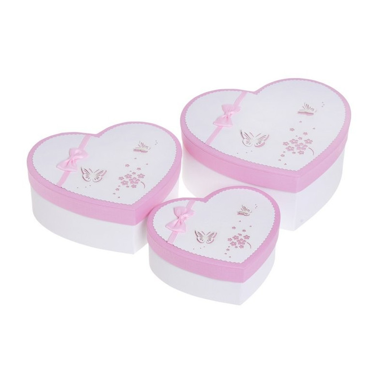 Pudełka 3szt-kpl WHITE, BLUE