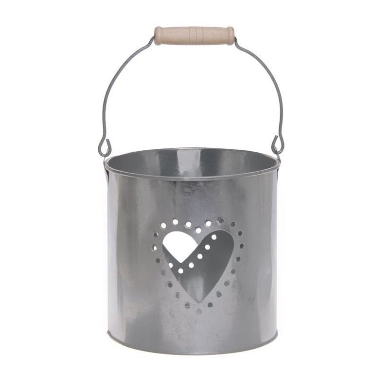 Wiaderko z sercem 13 cm