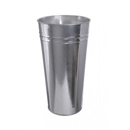 Wazon metalowy 16,4 x H30,9 cm OCYNKOWANY