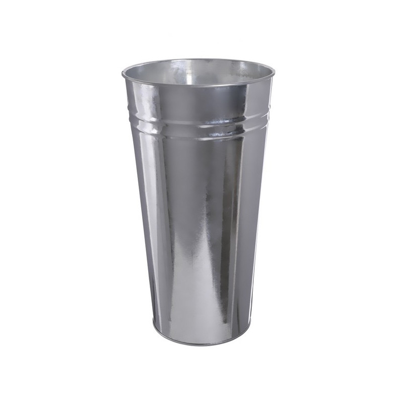 Wazon metalowy 16,4 x H30,9 cm OCYNKOWANY