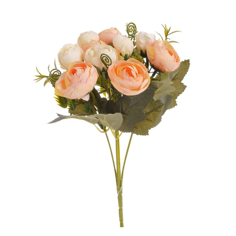 Bukiet camelia x5 28 cm - sztuczna roślina MIX KOLORÓW