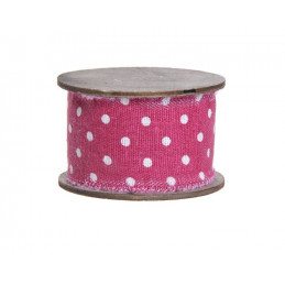 Taśma w groszki 4cm, 3 m MIX KOLORÓW