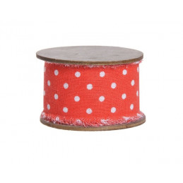 Taśma w groszki 4cm, 3 m MIX KOLORÓW