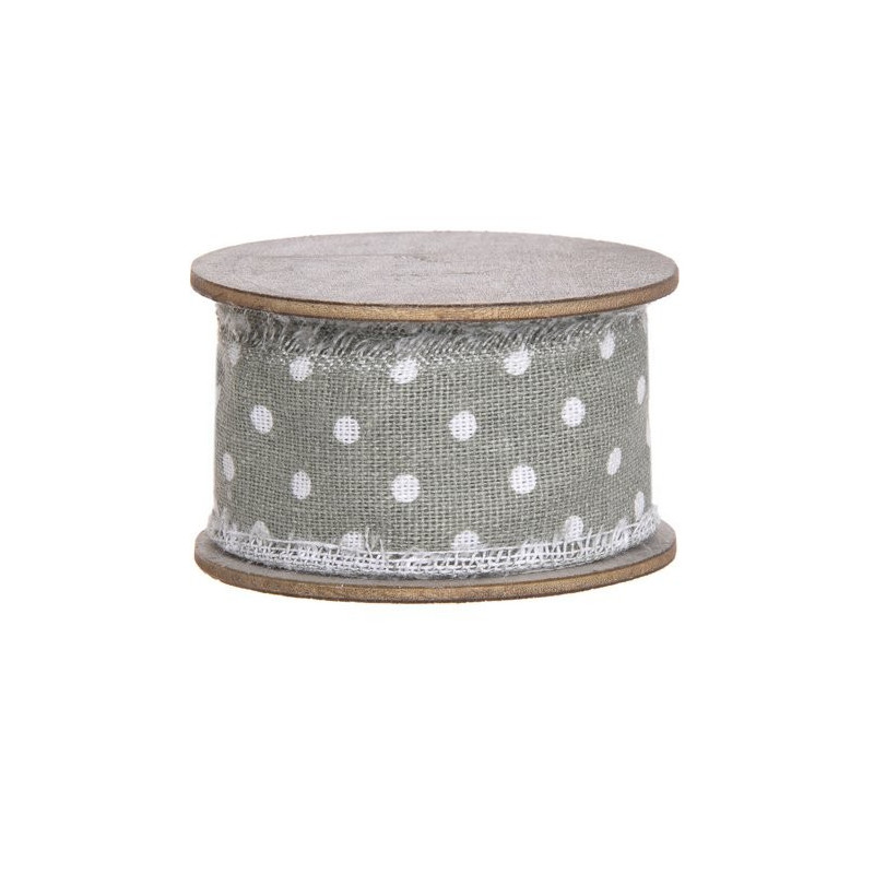 Taśma w groszki 4cm, 3 m MIX KOLORÓW