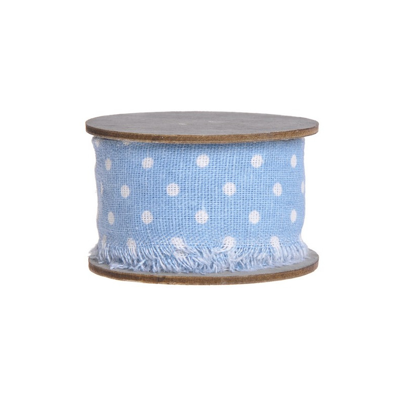 Taśma w groszki 4cm, 3 m MIX KOLORÓW