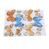 Motyl mix 8cm-5cm na klipie - krt.10szt MIX MULTICOLOR