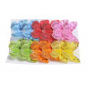 Motyl 8 cm na klipie - krt.12szt MULTOCOLOR