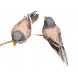 Ptaszek 10cm na klipie 6szt/paczka