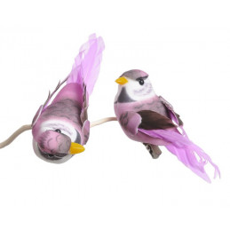 Ptaszek 10 cm na klipie 6szt