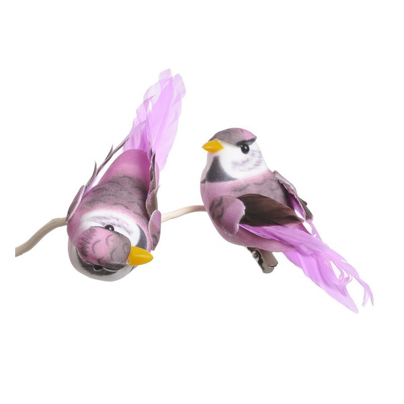 Ptaszek 10 cm na klipie 6szt