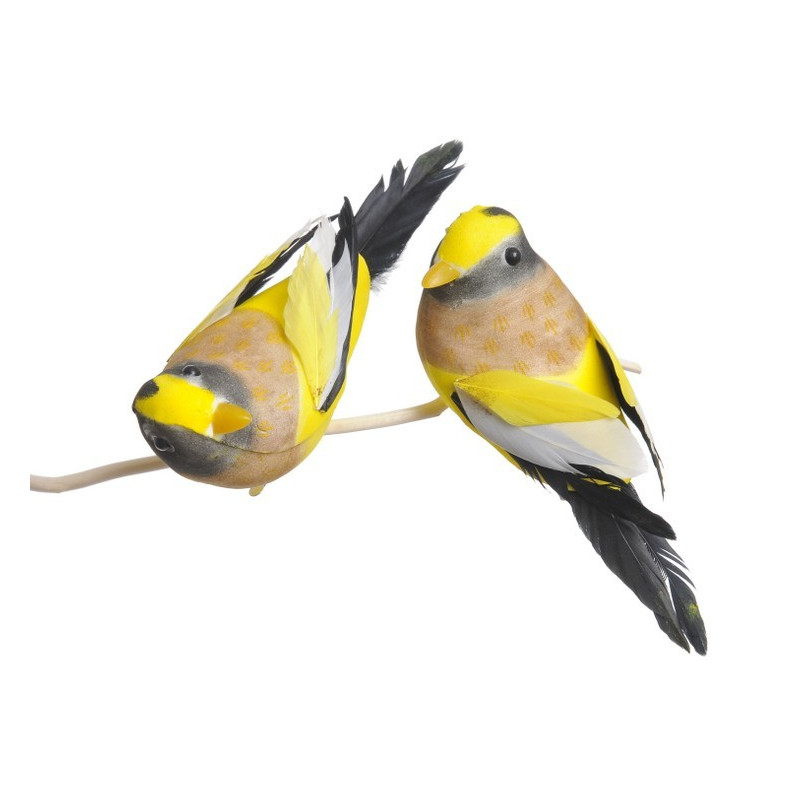 Ptaszek 11cm na klipie 6szt 2 KOLORY