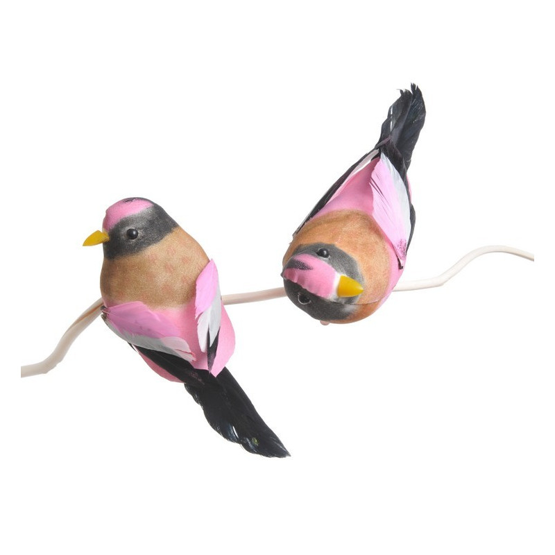 Ptaszek 11cm na klipie 6szt 2 KOLORY