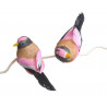 Ptaszek 11cm na klipie 6szt 2 KOLORY