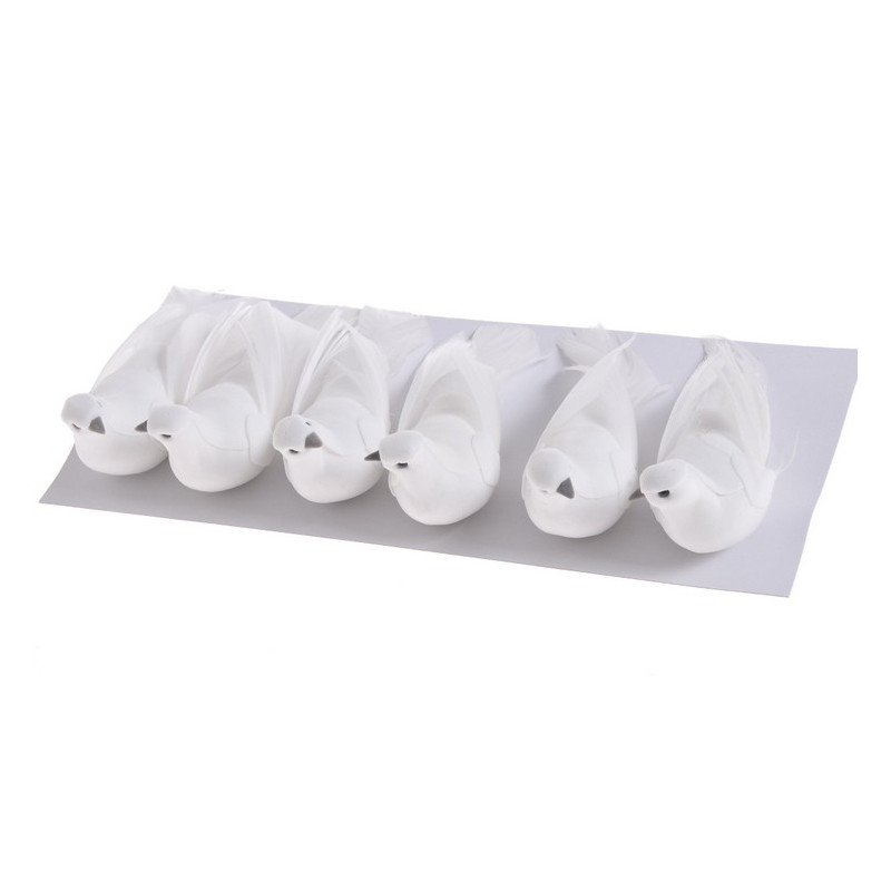 Gołąbki 12 cm, na klipie 6szt-kpl