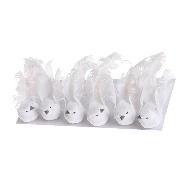 Gołąbki 8 cm, na klipie 6szt_kpl