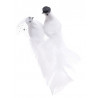 Gołąbki weselne 13 cm, na klipie 6szt-kpl