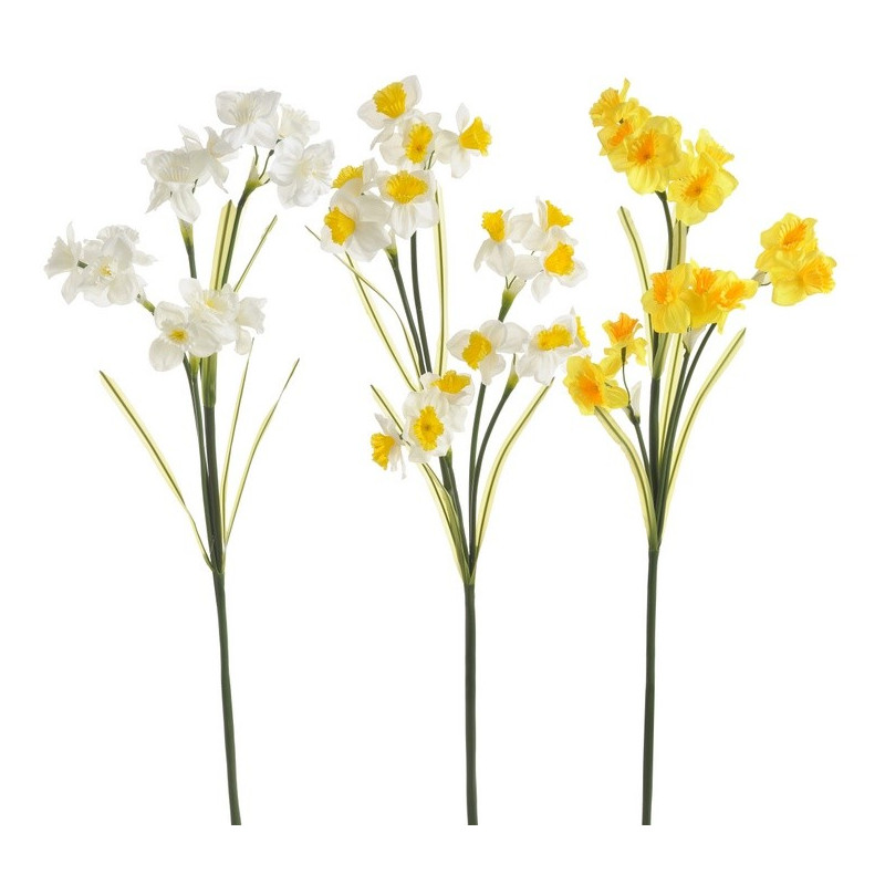 Narcyz 92 cm - sztuczna roślina MIX 3 KOLORY