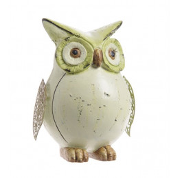 Sowa pękata 11 cm green