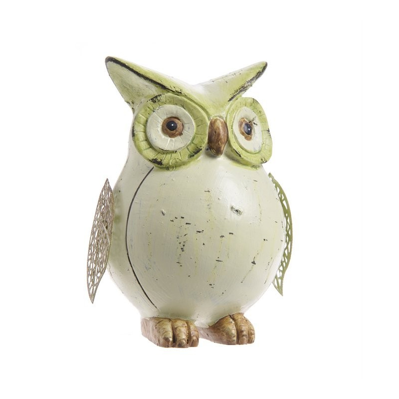 Sowa pękata 11 cm green