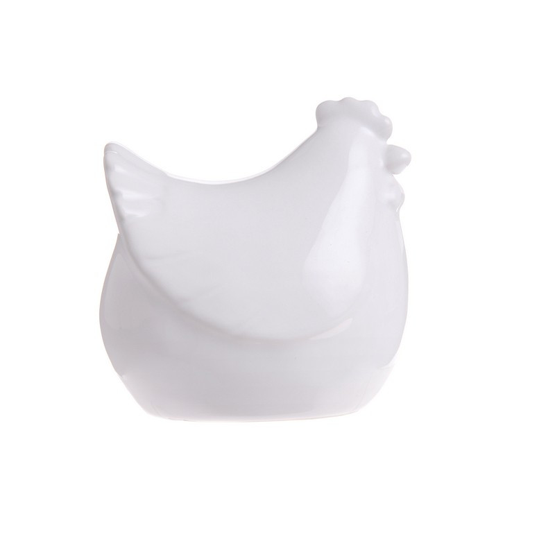 Kura ceramiczna 9cm - art, dekoracyjny