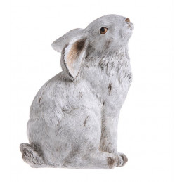 Zajac figurka 23 cm - uszy klapnięte.