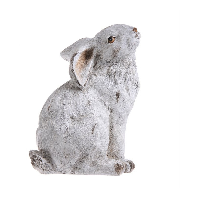 Zajac figurka 23 cm - uszy klapnięte.