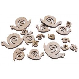 Ślimaki naturalne mix 8,5-6 cm, 18szt-paczka