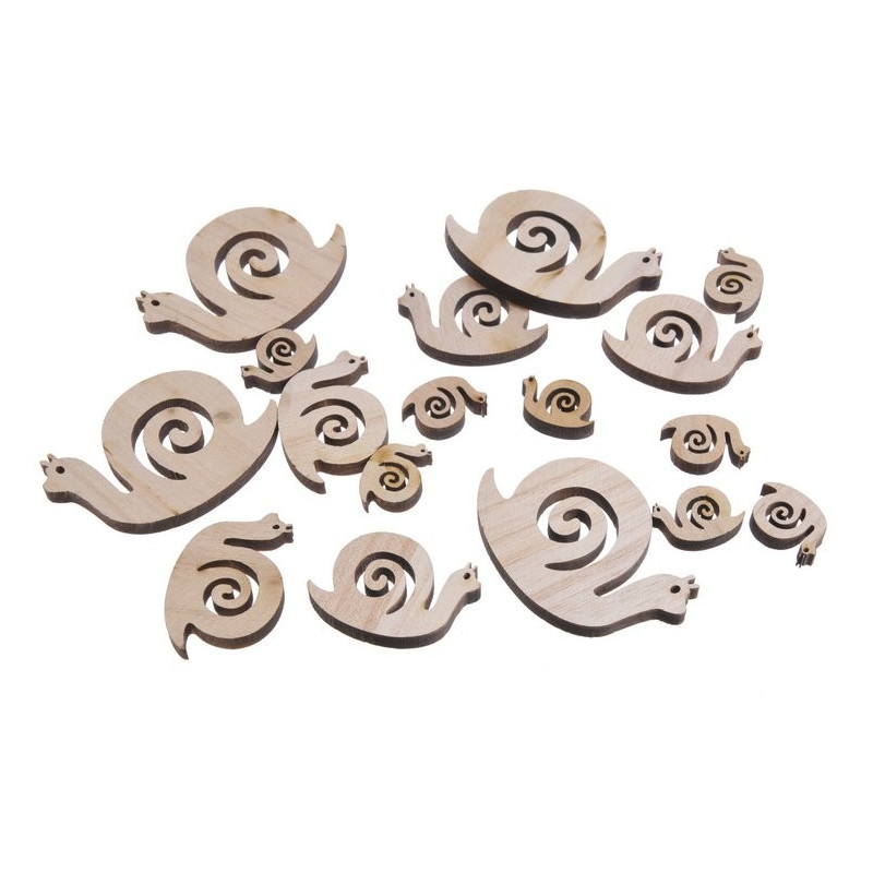 Ślimaki naturalne mix 8,5-6 cm, 18szt-paczka