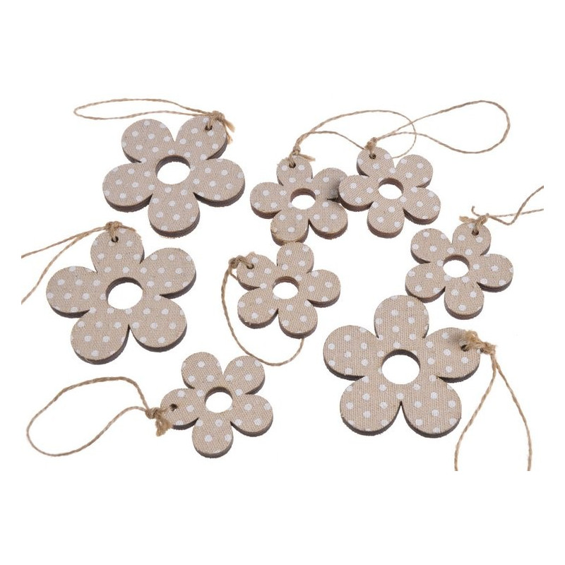 Kwiatki mix 7-5 cm, 8szt-paczka