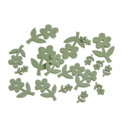 Kwiatki wykrawane mix 8,5-3 cm, 18 szt-paczka MIX KOLORÓW