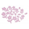 Kwiatki wykrawane mix 8,5-3 cm, 18 szt-paczka MIX KOLORÓW