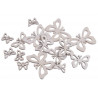Motylki wykrawane mix pacz 7-3 cm, 18 szt-paczka MIX KOLORÓW