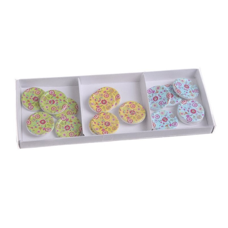 Guziki 2,8 cm, 18 szt
