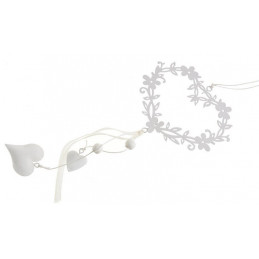 Serce z kwiatów 27 cm