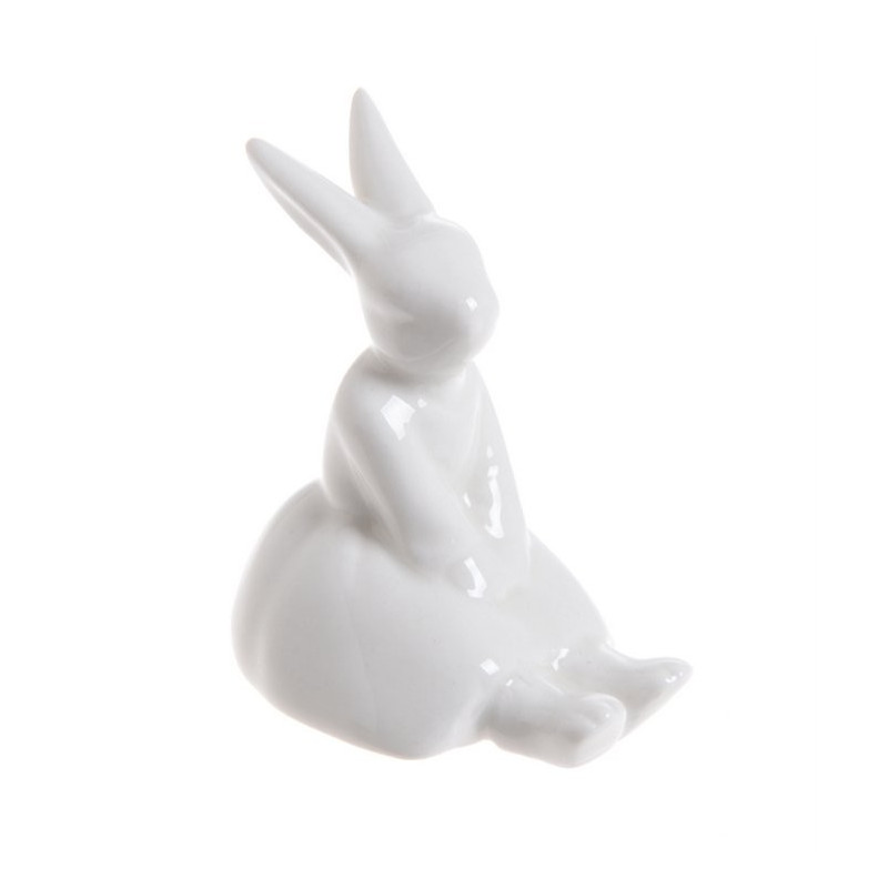 Zajęczyca ceramiczny w sukni 7 cm