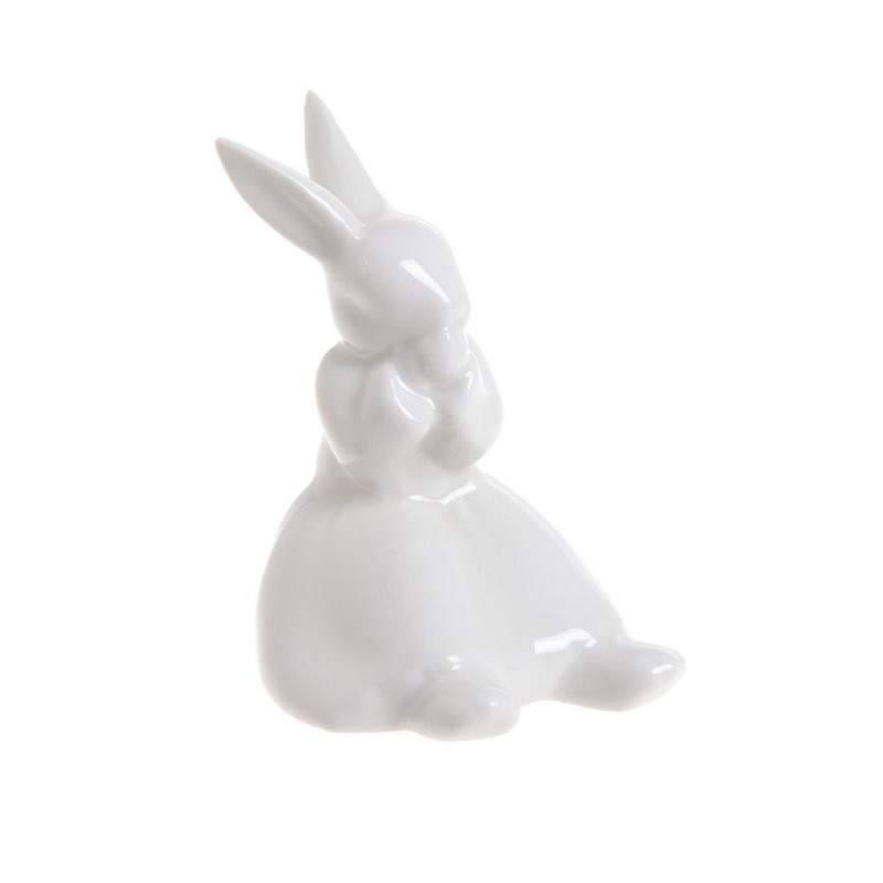Zajęczyca ceramiczny w sukni 7 cm