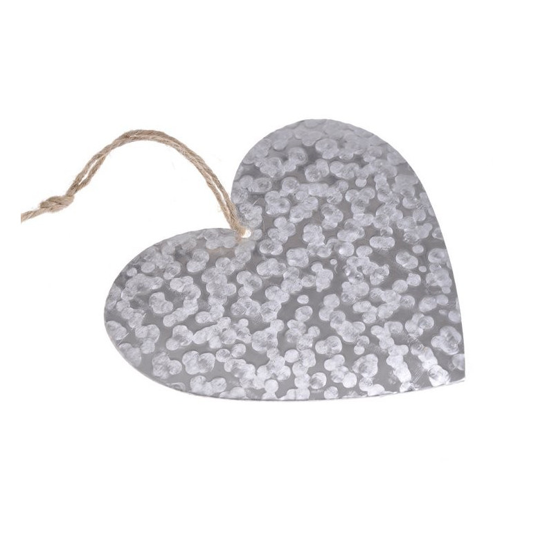 Zawieszka serce 12,5cm, 2szt-kpl