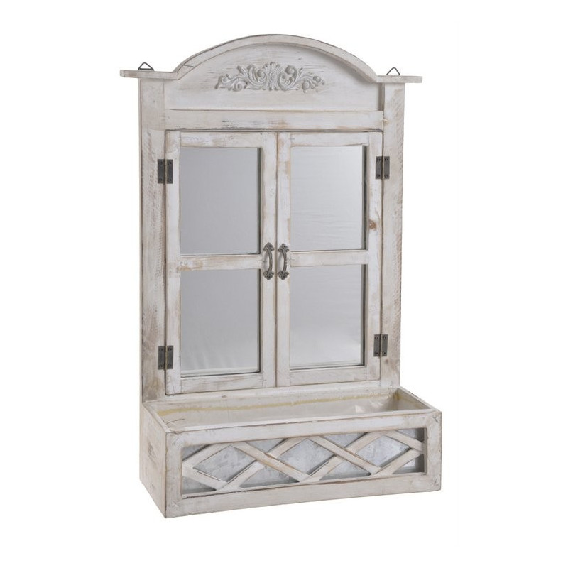 Okno SHABBY CHIC - lustro