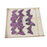 Motyl na klipie 6-10 cm, 9 szt/kpl DK PURPLE