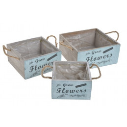 Osłonka kwadrat ze sznurkiem 3szt-kpl