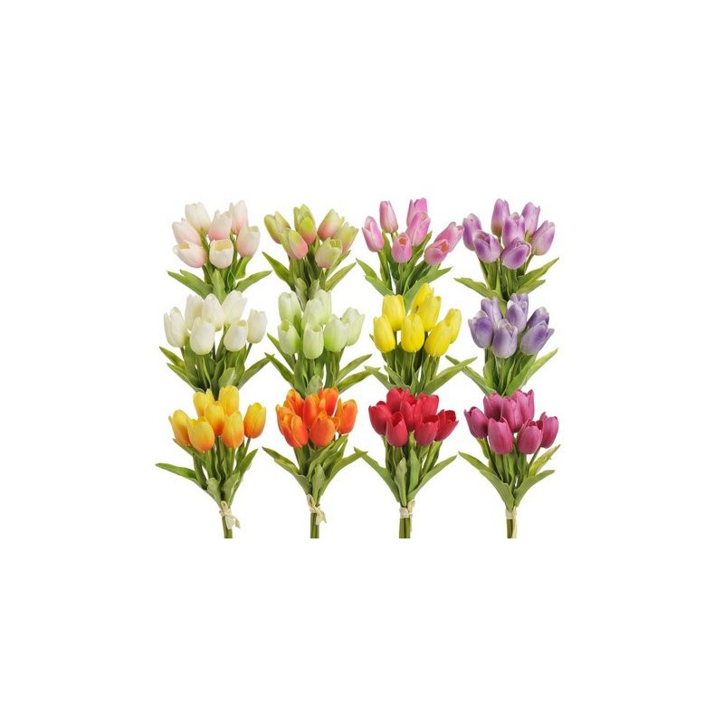 Tulipan z pianki x 7 28 cm - MIIX