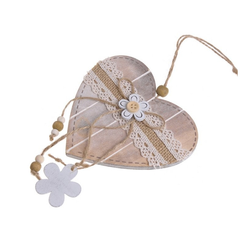 Zawieszka serce 14 cm